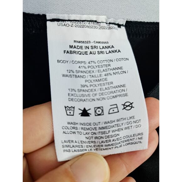 Nike Air Girls Black Bootcut Leggings In Size XL Stretch Y2k Style - Picture 5 of 5